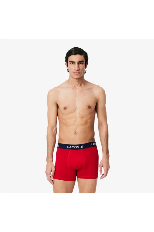 Lacoste 3 sany dürli reňkli erkek bokser toplumy - 31522580