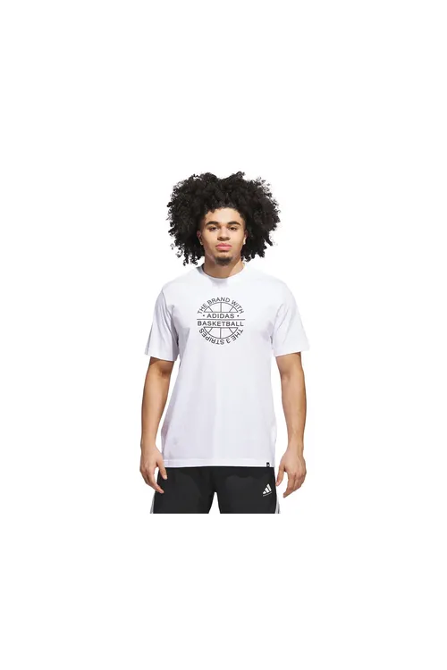 Erkekler üçin ak Verbiage Tee basketbol futbolkasy - 31577410