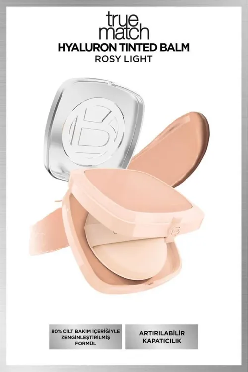 True Match Hyaluron Tinted Balm Reňkli krem-balzam tonal serişdesi - 2 Rosy Light - 36474924