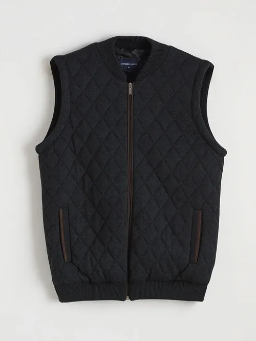 Standard Fit dik ýakaly erkek žileti - 33202898