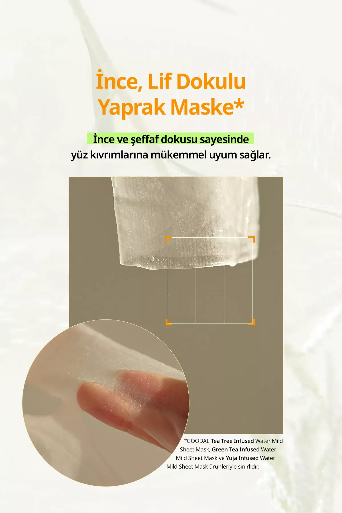 Deri öwüşgini üçin Yuja Infused Water matadan ýüz maskasy - 27729983 — surat 3/8