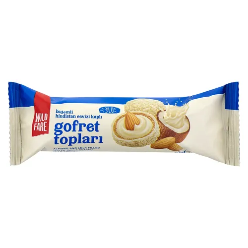 Wildfare Bütin badam we süýtli içli, hindi gawuny örtükli wafli toplary 30 gr - 36643070