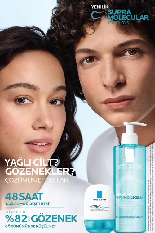 Garyndy we ýagly deriler üçin petige garşy ýüz ýuwmak geli Effaclar Supramolecular 400 ml - 36640876 — surat 3/8