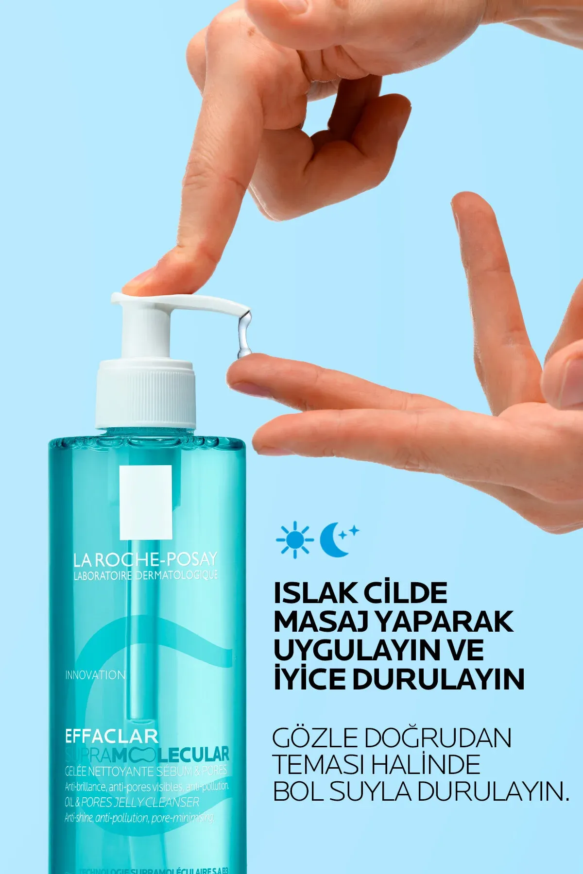 Garyndy we ýagly deriler üçin petige garşy ýüz ýuwmak geli Effaclar Supramolecular 400 ml - 36640876 — surat 7/8