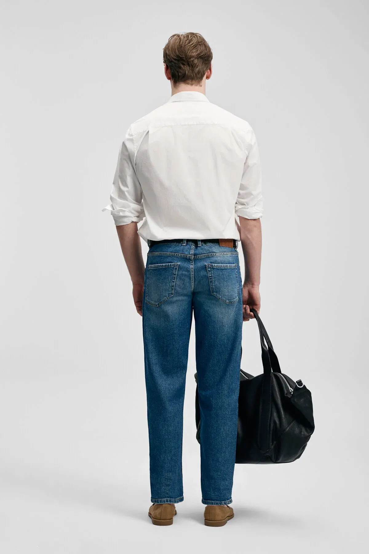 Mıguel Erkek Basic Köýnek Regular Fit Ak - 37212635 — surat 6/6