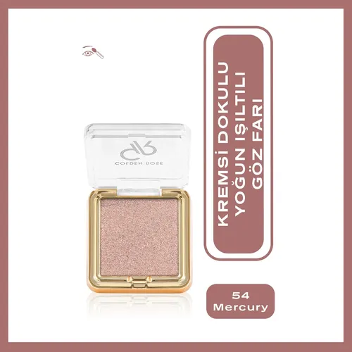 Golden Rose Sparkle Glow 54 Mercury göz gabaklary üçin kölegeler - 31661372