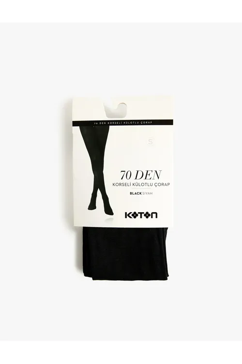 70 Den Korseli Külotlu Jorap - 33221076