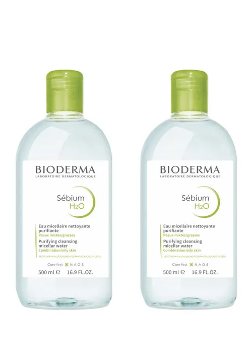 Sebium H2O Micellar makýaj arassalaýjy suwy 2x500ml - 33231237