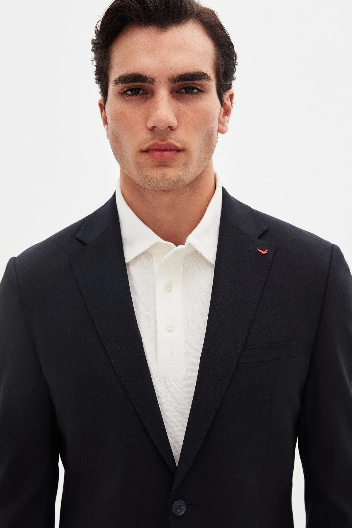 Ds Damat Slim Fit goýy gök bir reňkli Travel kostýumy - 35488733 — surat 3/8