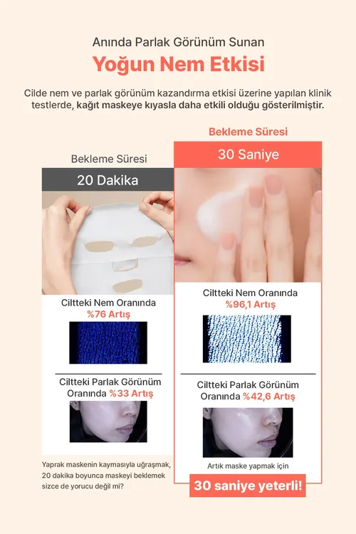 Aýdyň&birkem görnüş berýän kollagenli köpük maska 30 Seconds Quick Bubble Mask (Lift) - 35952095 — surat 6/8