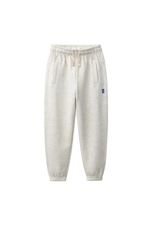 Belligi detally ýönekeý jogger jalbar - 37234500