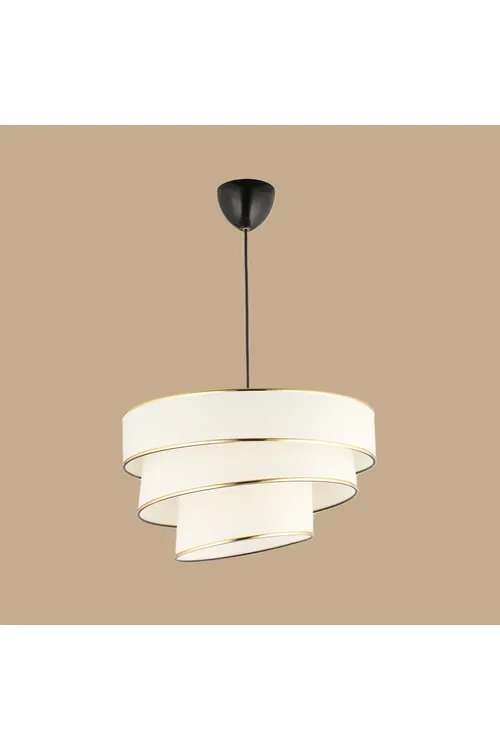 Üç gatly asma lüstür Levi Ak (40x70 sm) - 29871254