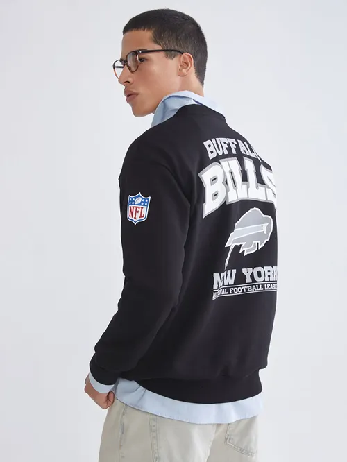 Tegelek Ýaka Şekilli Erkek Galyň Sweatshirt - 29848532