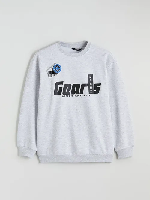 Tegelek Ýaka Şekilli Erkek Galyň Sweatshirt - 29839463 — surat 5/6