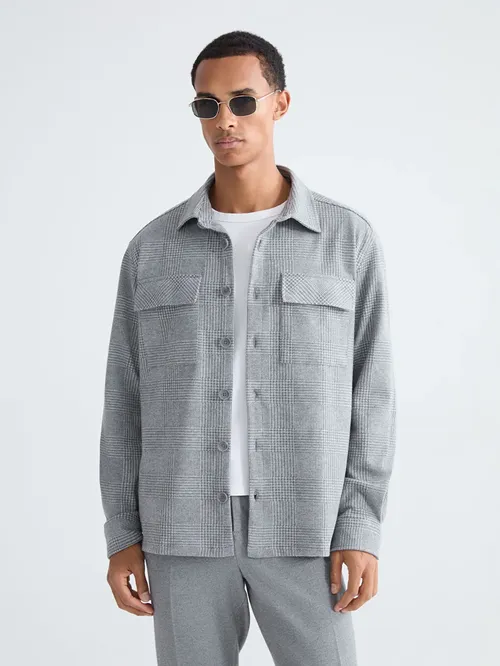 Regular Fit Ýeňli Çyzykly Erkek Köýnek Penjek - 29873257