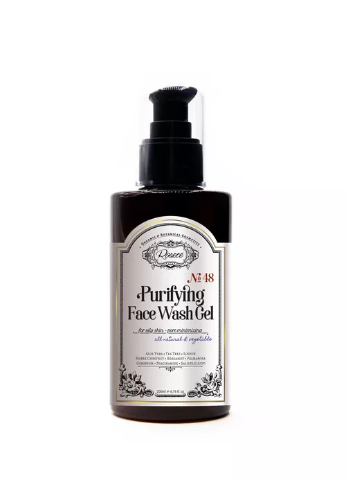 Ýagly we uly gözenekli deri üçin arassalaýjy ýüz ýuwulýan gel, 200 ml - 18012310