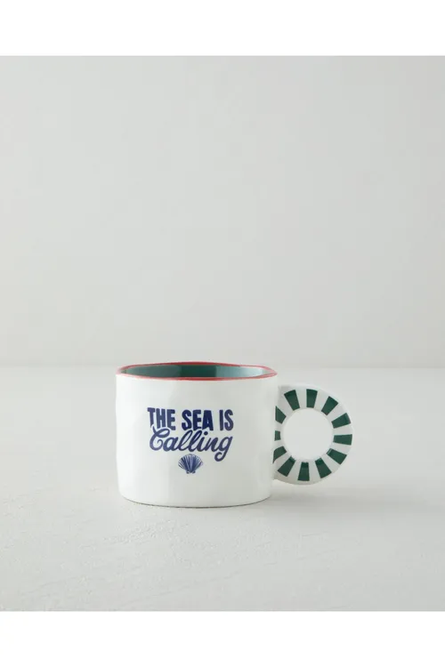 Mariner Parade New Bone China bulgur 260 ml Gök - Gyzyl - Ýaşyl - 34293490