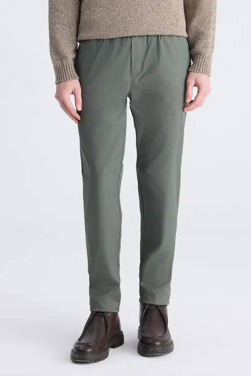 Ds Damat Regular Fit haki reňkli nagyşly pagta jogger balagy - 36561404