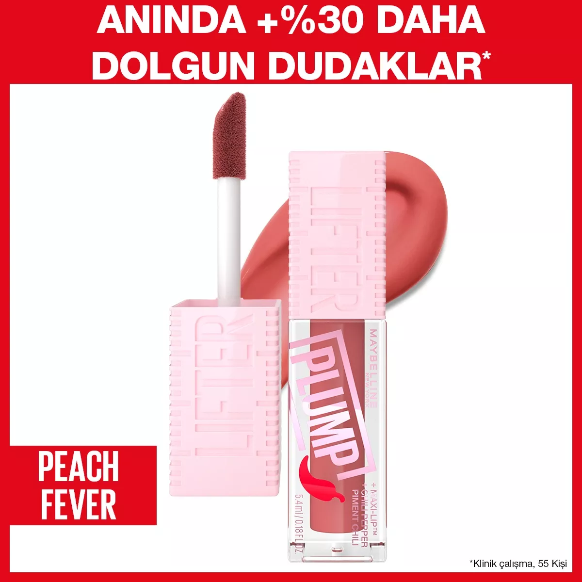 Maybelline New York Lifter Plump 005 dodak ýalpyldawugy (plamper) - 25075377 — surat 2/9