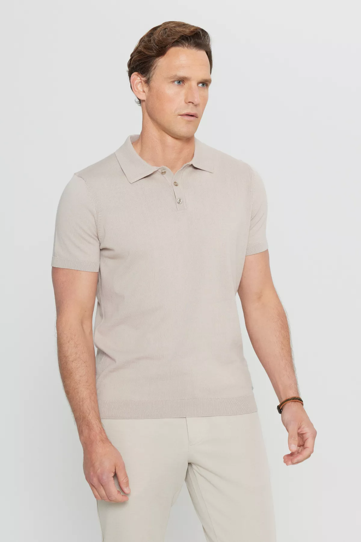 Vizon reňkli pagta polo - 27181733 — surat 3/5