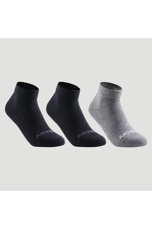 Çagalar orta boýly sport joraby — 3 jübüt — Gara / Çal — Rs160 - 35947115