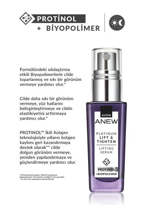 Anew Platinum Lifting ýüz serumy we göz töweregi ideg sistemasy toplumy - 34142379 — surat 3/7