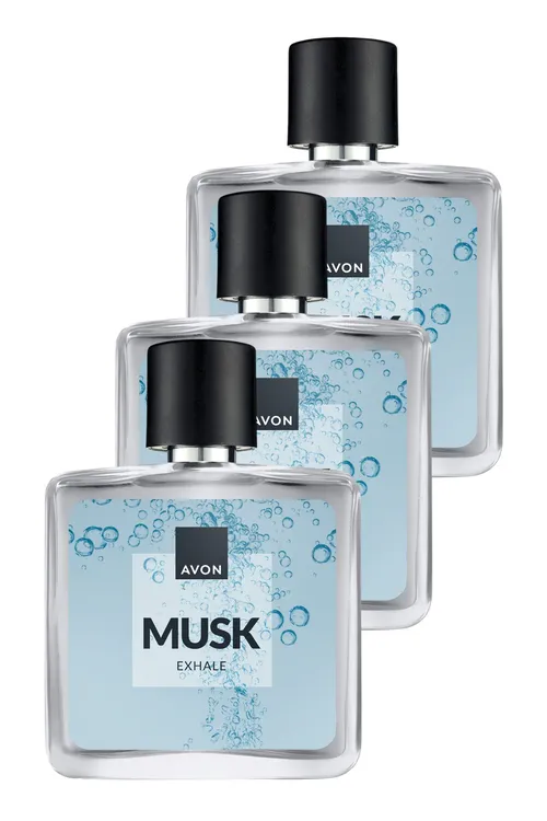 Musk Exhale erkekler üçin atyr Edt 75 ml, üçli toplum - 34142450