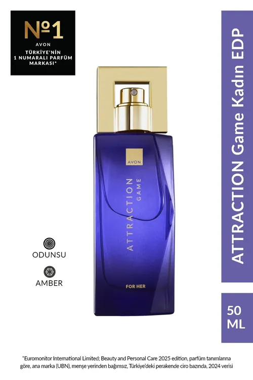 Attraction Game aýallar üçin EDP 50 ml - 34142345