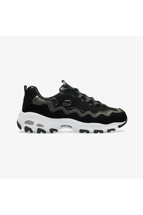 Skechers D'Lites ayallar gara/ak sport aýakgabysy - 34284060