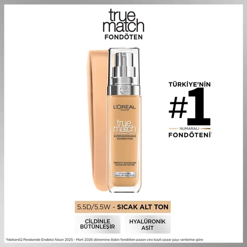 Loreal Paris True Match Idegeg ediji tonal kremi 5.5D/5.5W Ýyly aşaky öwüşgin - 36568513