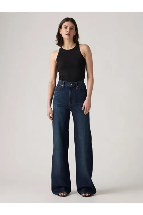 Aýallar üçin giň gonçly jinsi balak Ribcage Wide Leg - Do You Mind - 36652314