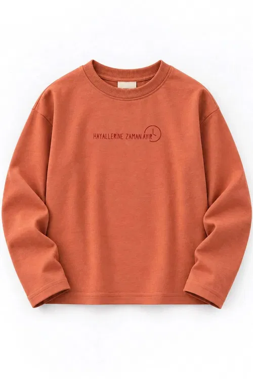 Ýeňli T- Shirt 2- 10 Ýaş Oranj - 37235717