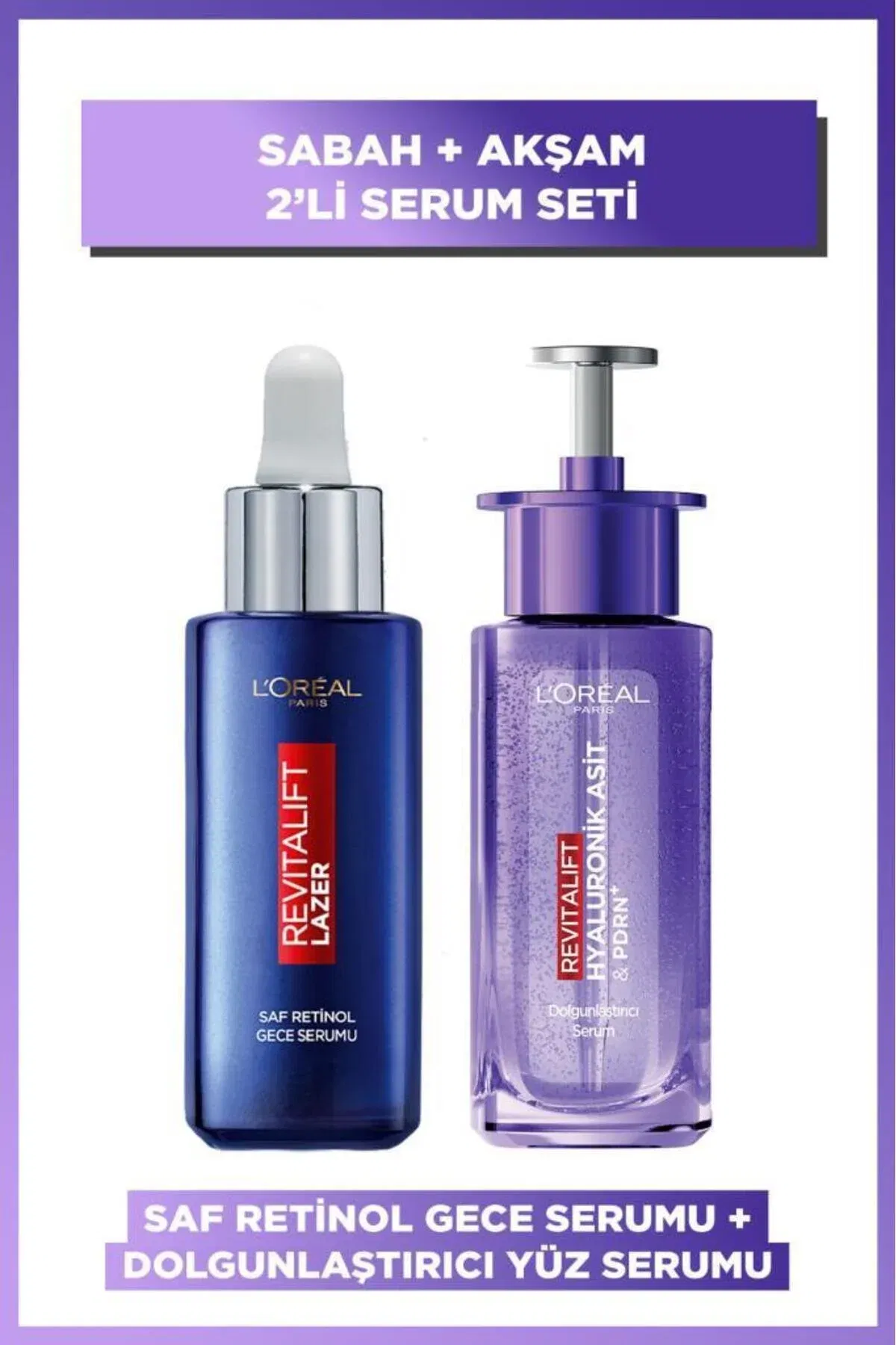 [retinol] + [hyaluronik Asit + Pdrn+] 2' Li Serum Seti - 37235753 — surat 1/8