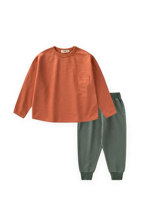 Sweatshirt Komplekt 2- 7 Ýaş Oranj - 37235742