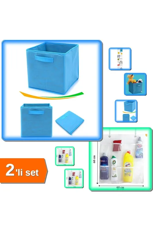 Köp maksatly şkaf içi tertipleýji guty + 8 jübili asylýan aşhana we hammam tertipleýjisi - 2-li toplum XYZ789 - 33328348