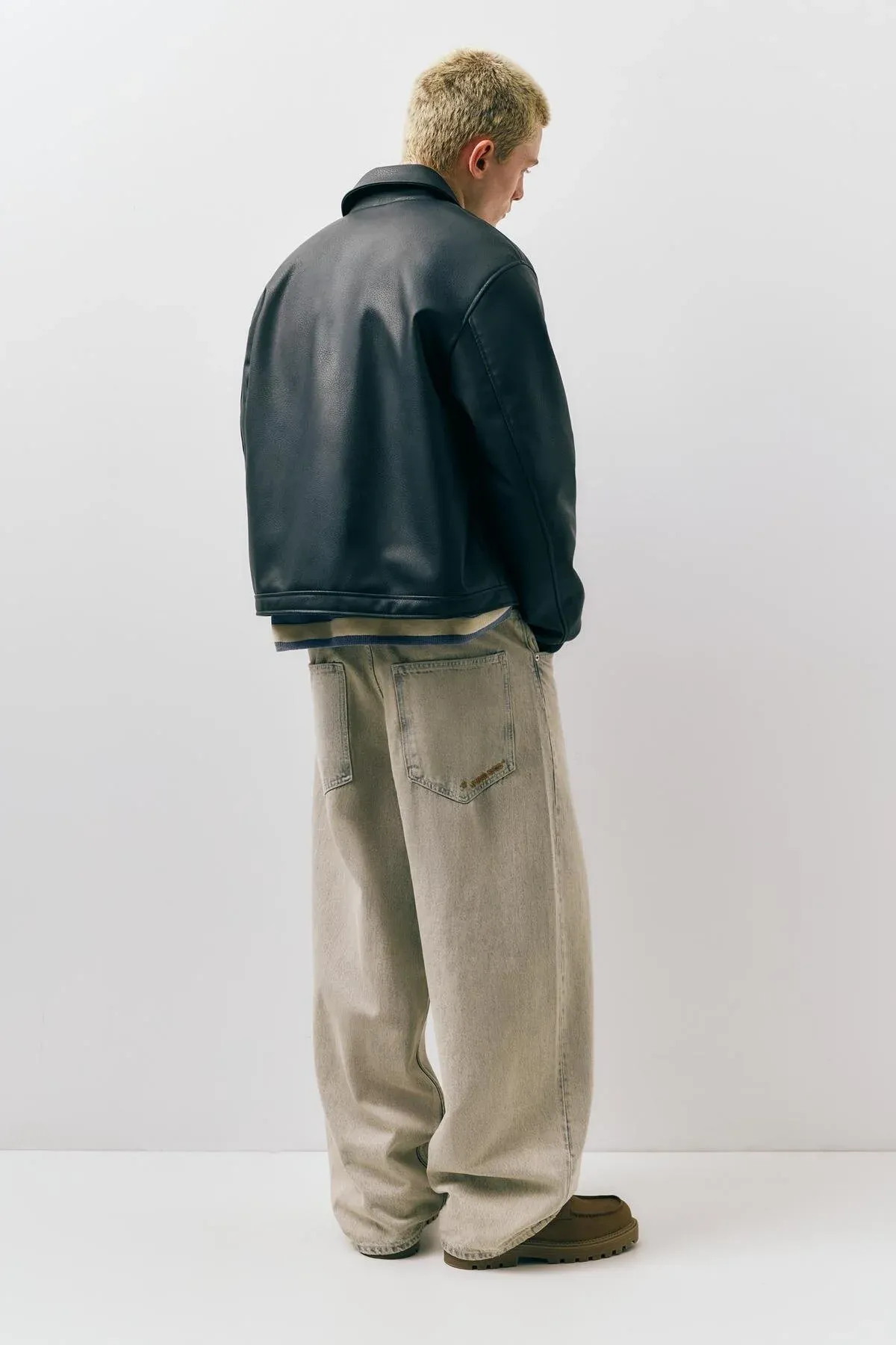 Gülli süýşme deri kurtka - 34089815 — surat 6/8