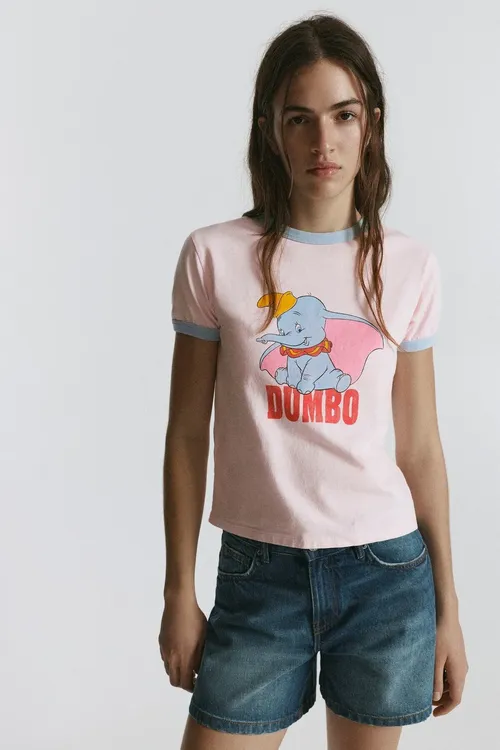 Dumbo göni biçüwli Regular Fit futbolka - 36477658