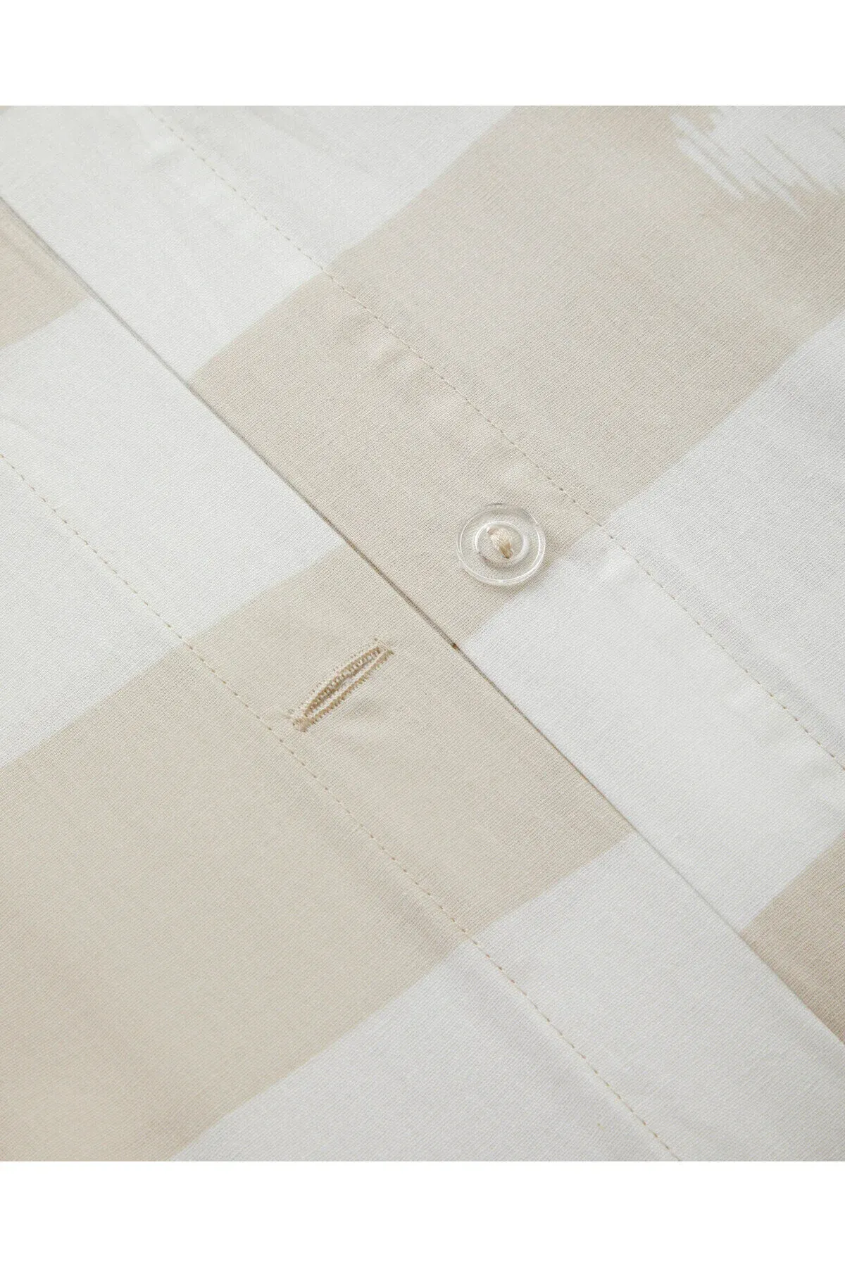 Striped Jouy Pagta düşekli iki adamlyk ýorgan-düşek daşlygy toplumy 200x220 sm Krem - Goňur - 36581594 — surat 7/7