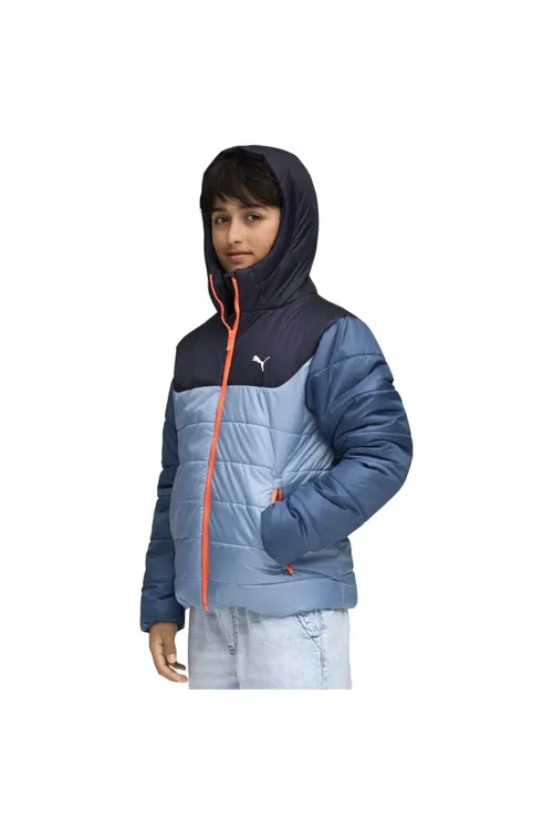 Ess Hooded Padded Jacket gök çaga penjeği - 33367911