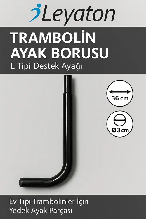 Trambolin aýak borusy – L tipli goldaw aýajygy - 33599656