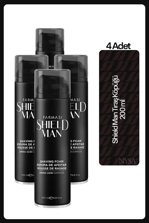 Shield Man sakgal syrmak üçin köpürjik 200 ml — 4 sany - 33360377