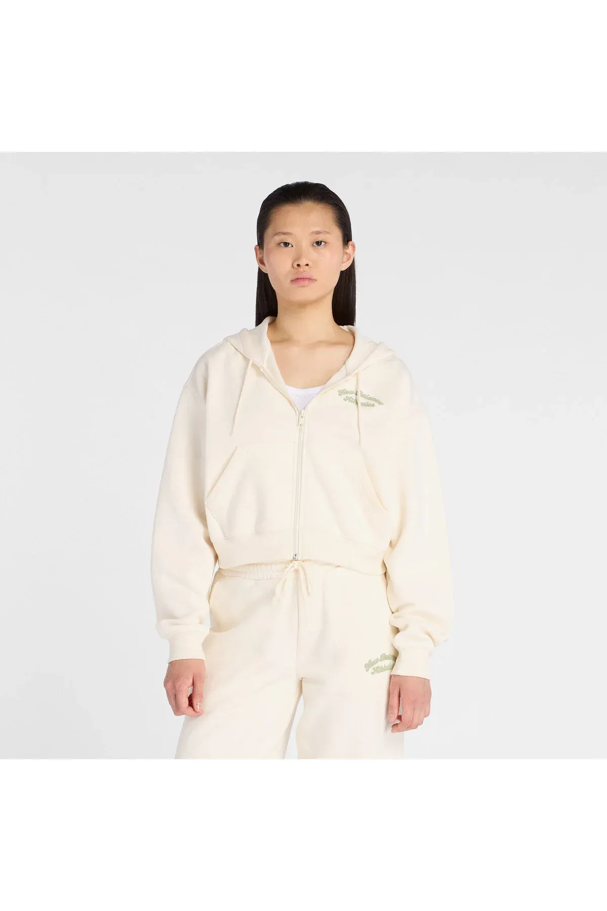 Linear Heritage Fleece aýal-gyz ak switsorty - 33380377 — surat 1/7