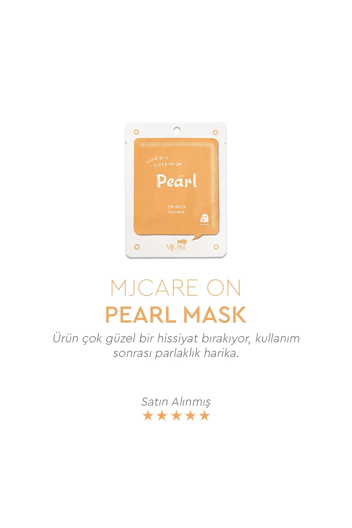 On Pearl Mask - hünji ekstraktly ýüz maskasy 20-li - 33385110 — surat 6/6