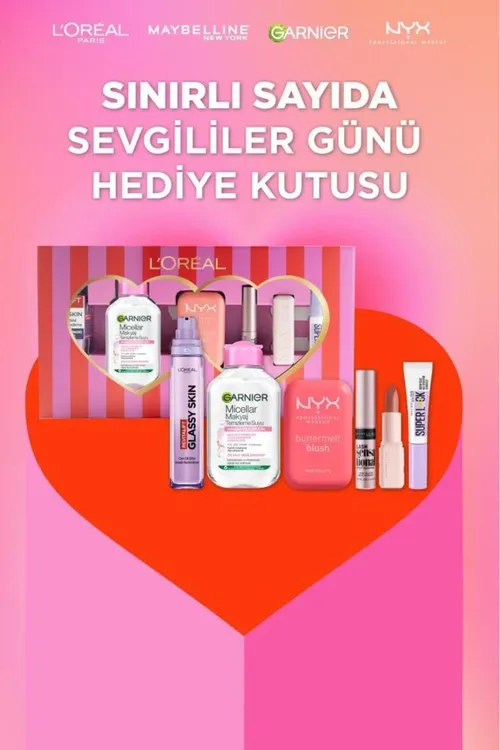Söýgüliler güni sowgady, gözellik saýlamalaryndan ybarat sowgat gutusy - 34040403