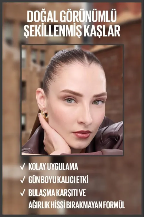 Maybelline NY Quick Shaper gaş şekillendiriji galam - 03 Soft Brown - 34040398 — surat 4/5