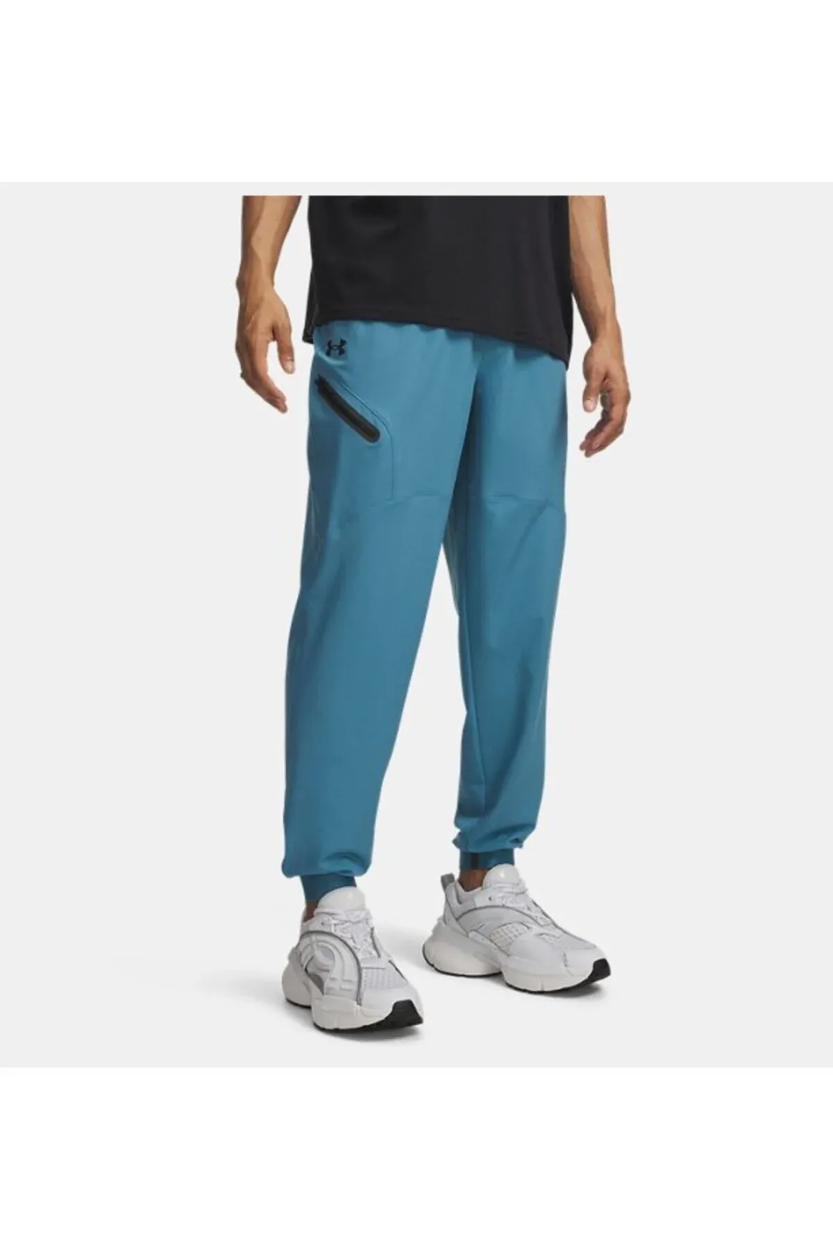 Erkekler üçin dジョgger sport balagy UA Unstoppable Woven 1388823-466 - 36034603 — surat 1/3