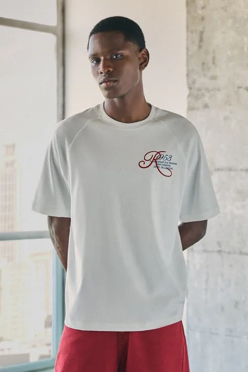 Gysga kollu reglan baskyly futbolka - 36658827