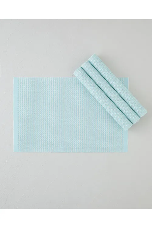 Plaina Pvc 4-li amerikan serwis 30x45 sm, açyk mint - 34221200