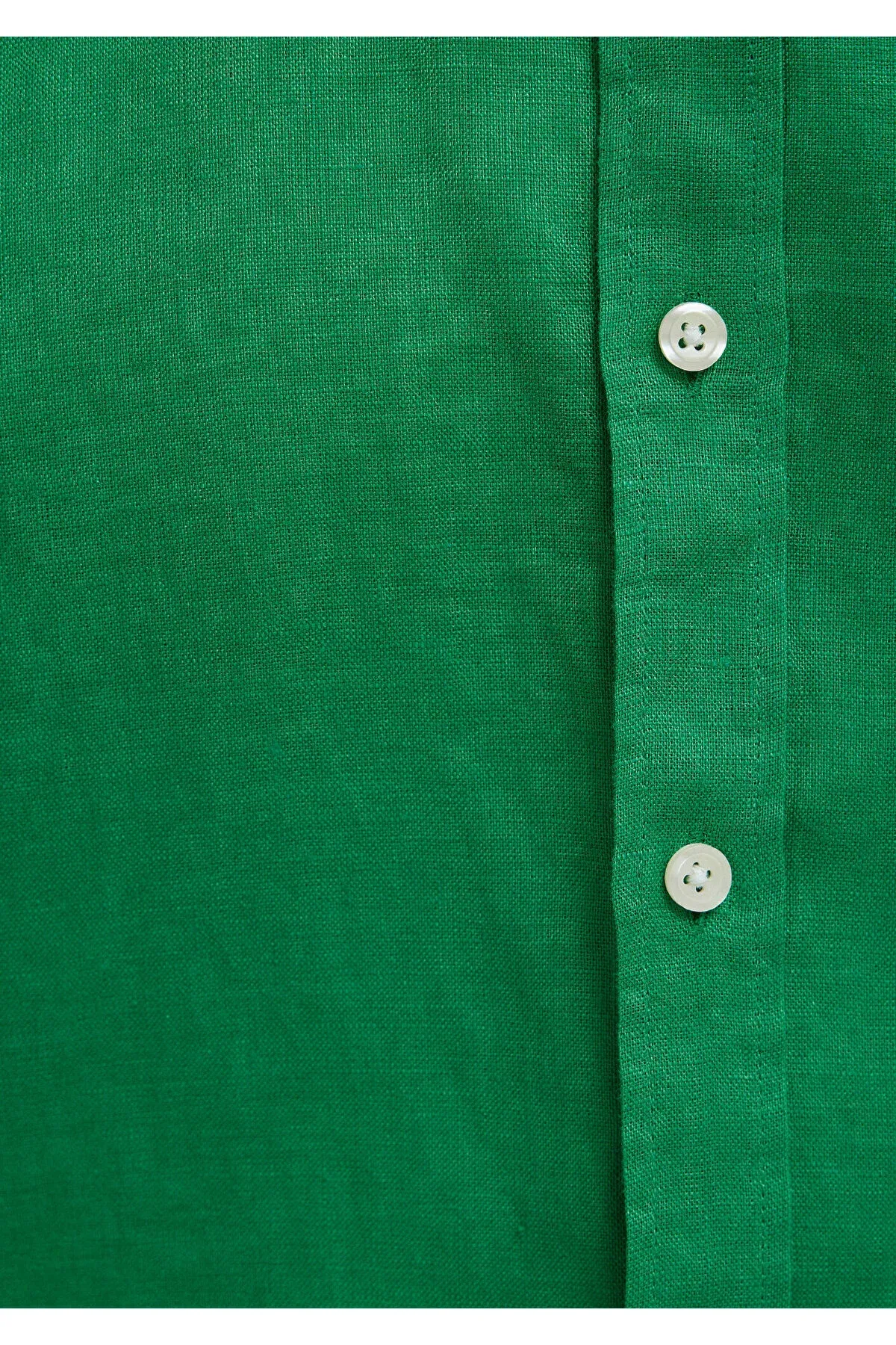 Ýaşyl reňkli keten köýnek Slim Fit / Dar biçim 0211466-71704 - 34320302 — surat 7/7