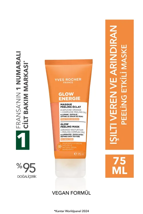 Antioksidantly piling-maskasy 5% AHA Glow Energie, 75 ml - 30075967